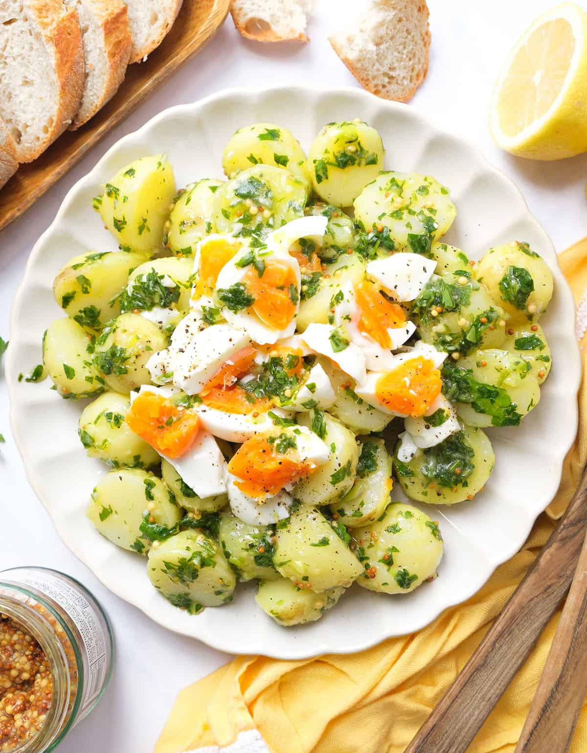 No Mayo Potato Egg Salad: Fresh Italian Picnic Perfection